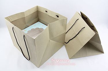 Brown Paper Bags For Cake, For Packaging, Capacity: 1kg