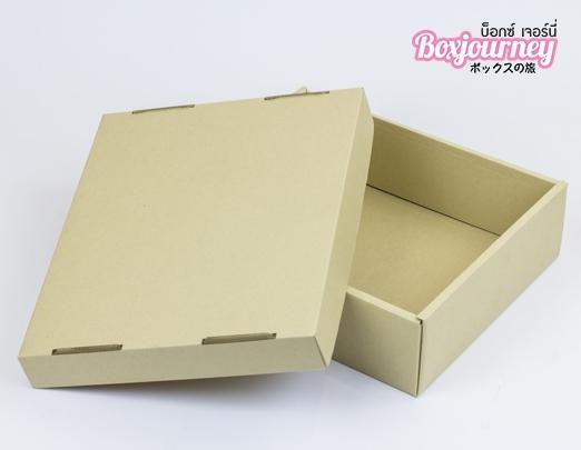 กล่องลูกฟูกอเนกประสงค์+ฝา 22x25x7 cm.