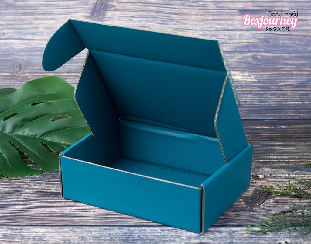 กล่องลูกฟูกพรีเมี่ยม สี Darkturquoise 20x14x6 cm.
