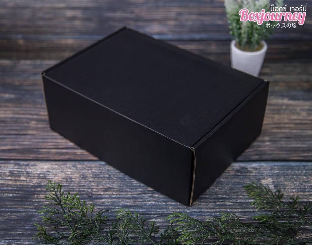 กล่องลูกฟูกพรีเมี่ยม สี Onyx 24.5x17x9 cm.