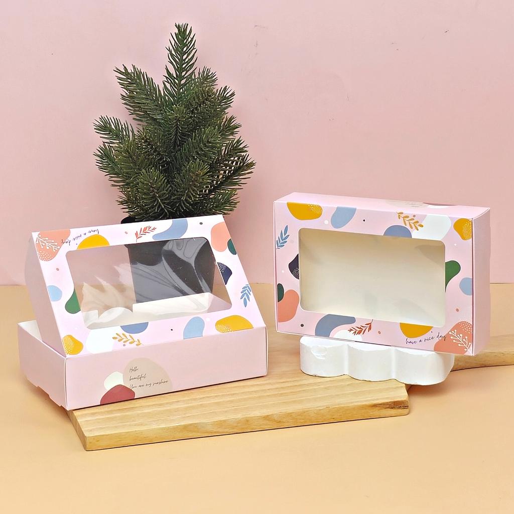 Brownie box with window, For your life style 10x15.5x3.8 cm.