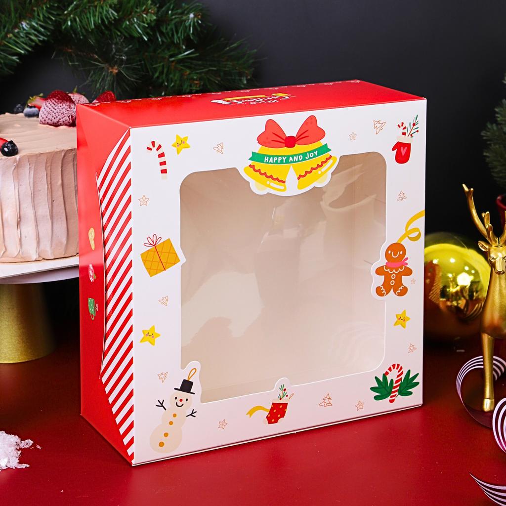 กล่องเค้ก 2 ปอนด์ Hello Christmas