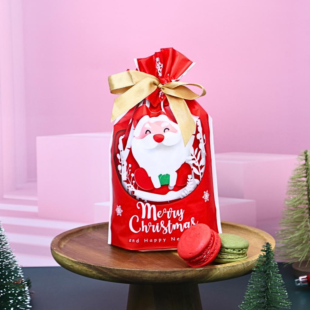 Christmas cookie bag with bow 01 (No.2) size 15x5x23 cm.