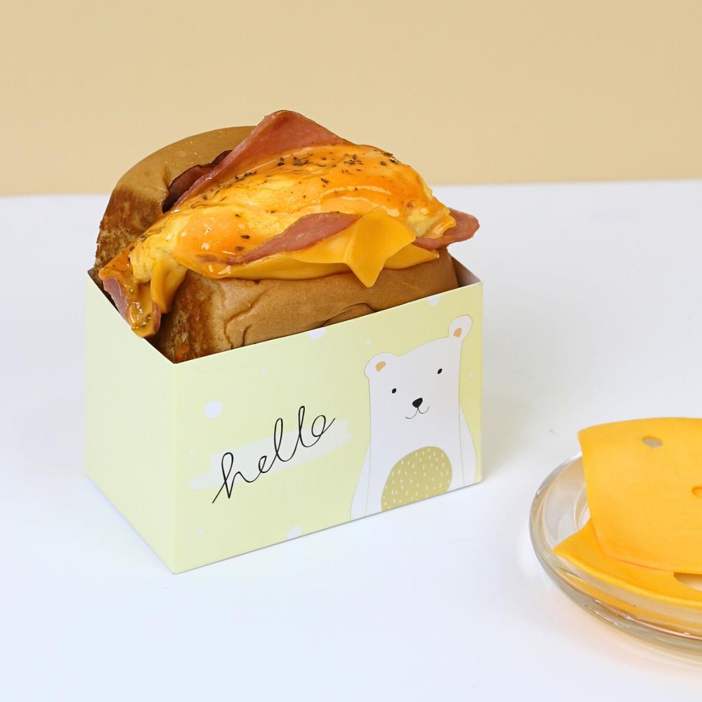 fastfoodbox Hello bear design 6x10x6.5 cm.