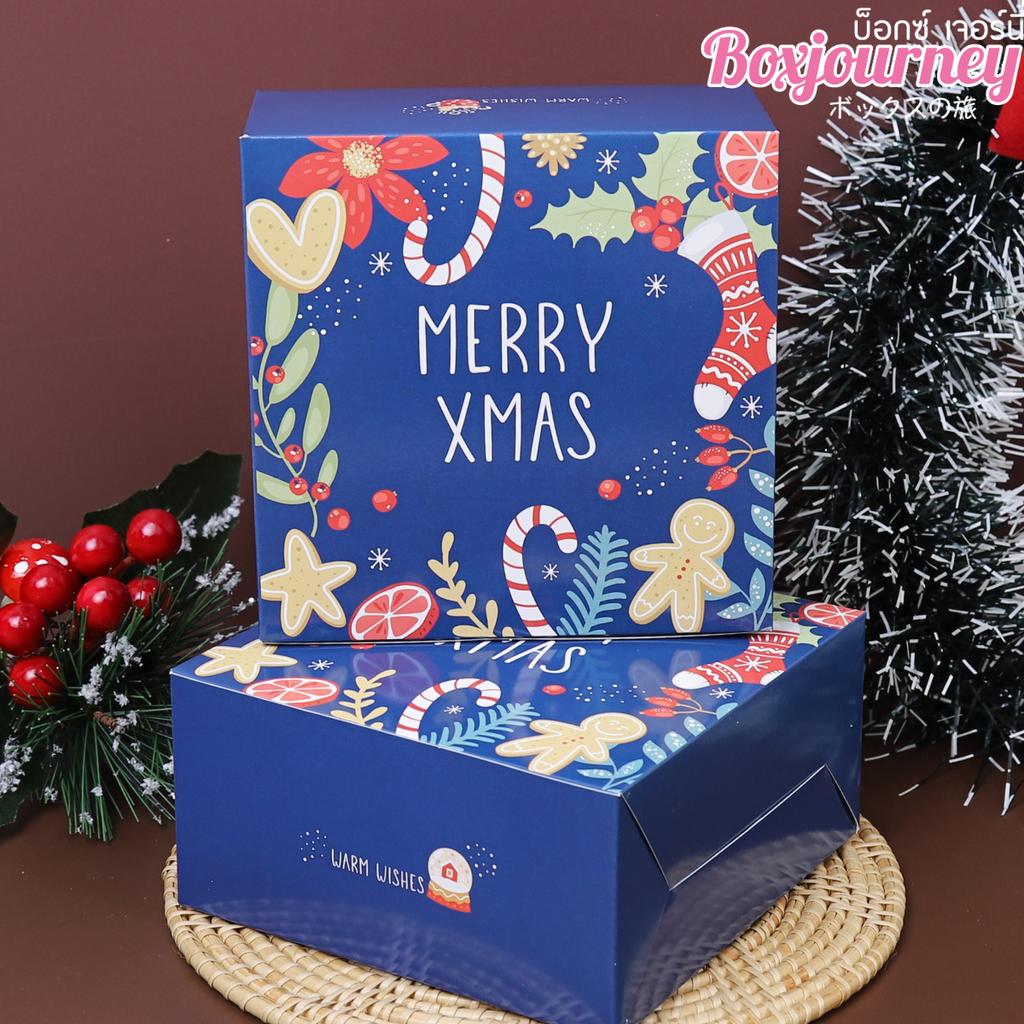 กล่องสแน็คเล็ก ลาย X'mas charming 12.7 x 12.7 x 6.5 ซม.