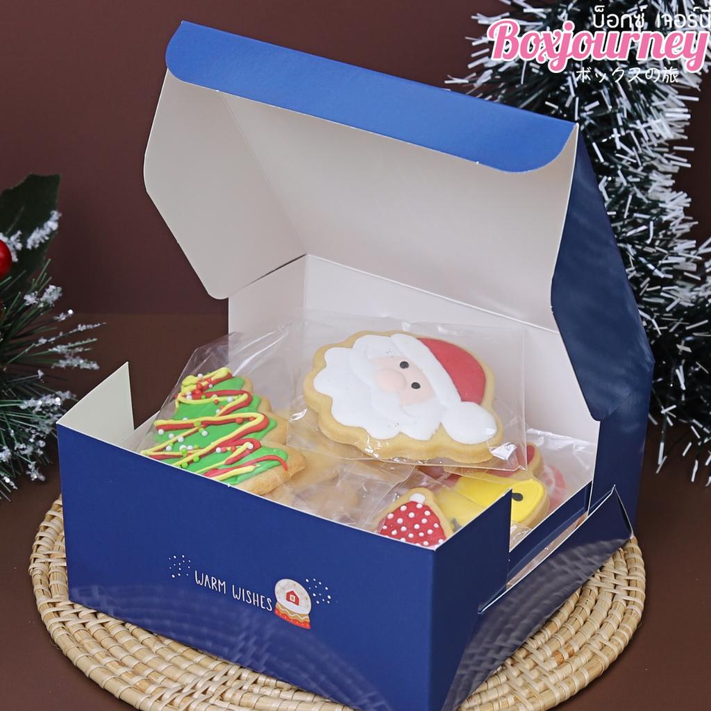 กล่องสแน็คเล็ก ลาย X'mas charming 12.7 x 12.7 x 6.5 ซม.