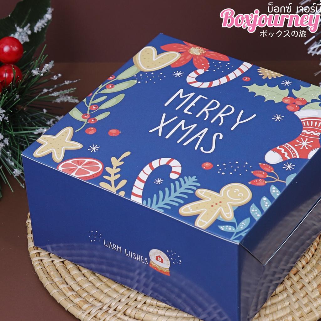 กล่องสแน็คเล็ก ลาย X'mas charming 12.7 x 12.7 x 6.5 ซม.