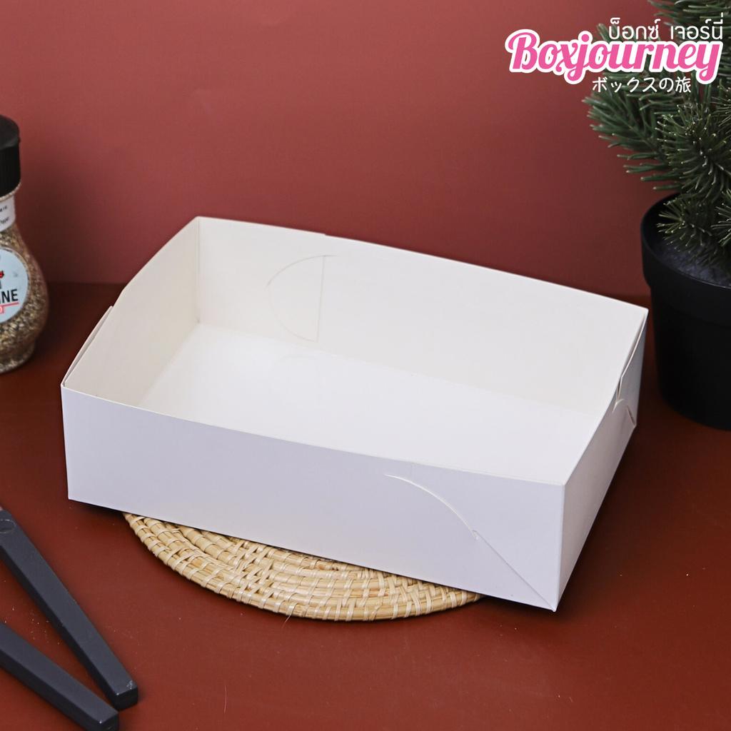 paper food tray color White