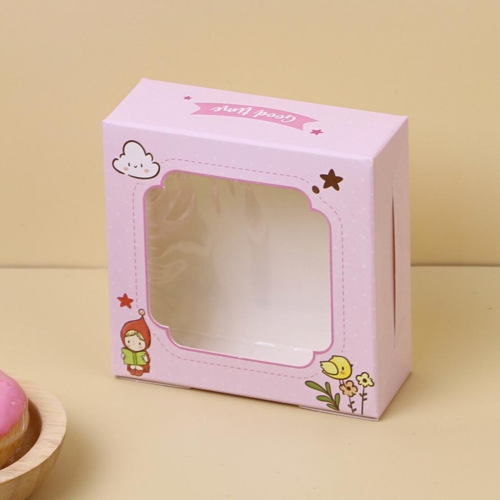 1-Piece Brownie Box, Pink girl Design