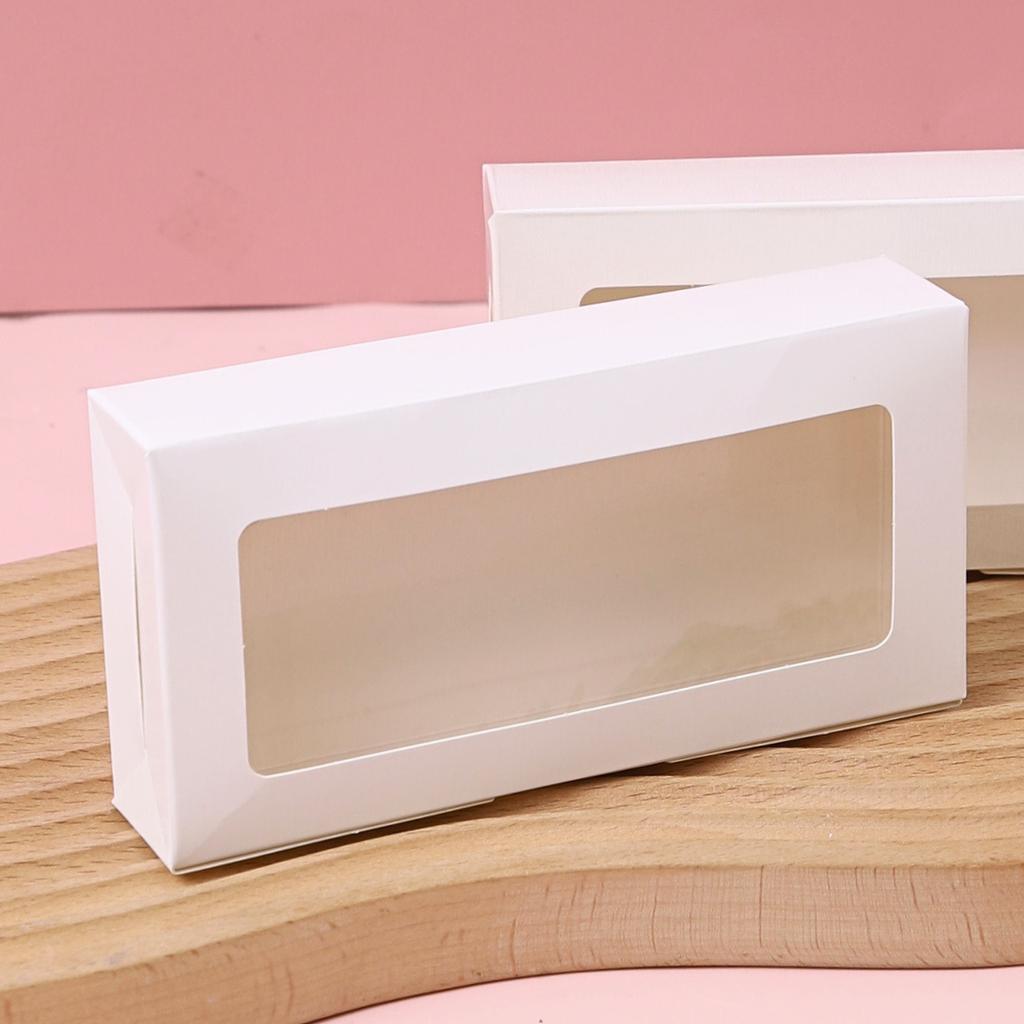 2-Piece Brownie Box, white Paper with  Window