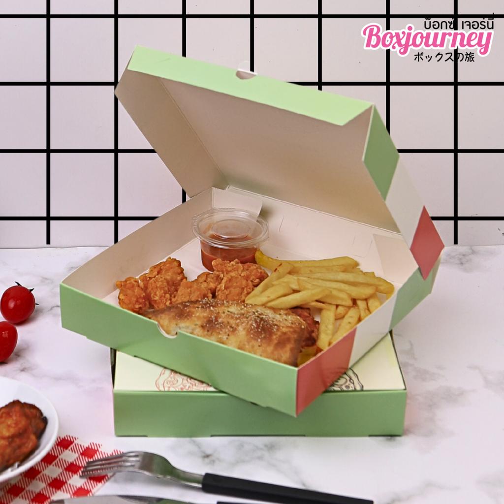 กล่องพิซซ่า 8 นิ้ว ลาย Freshly Baked 20.3x20.3x3.8 ซม.