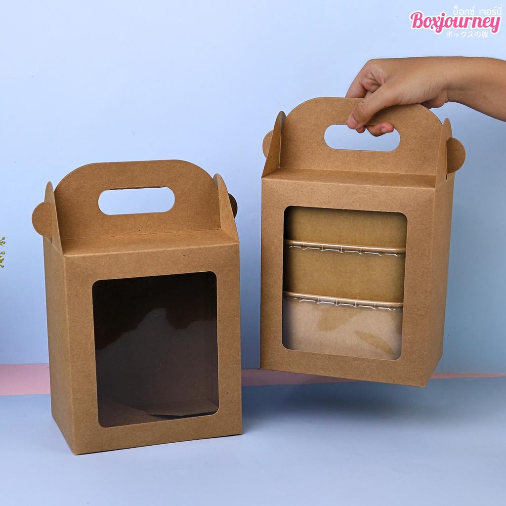 กล่องหูหิ้ว คราฟท์ 12.5x17.5x20 ซม.