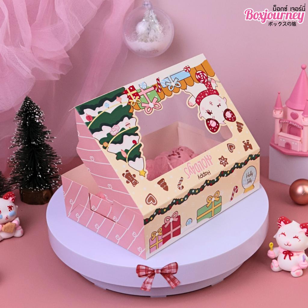 กล่องทรงแบน ลาย Nanami Xmas holiday   15x22x6.2 ซม.
