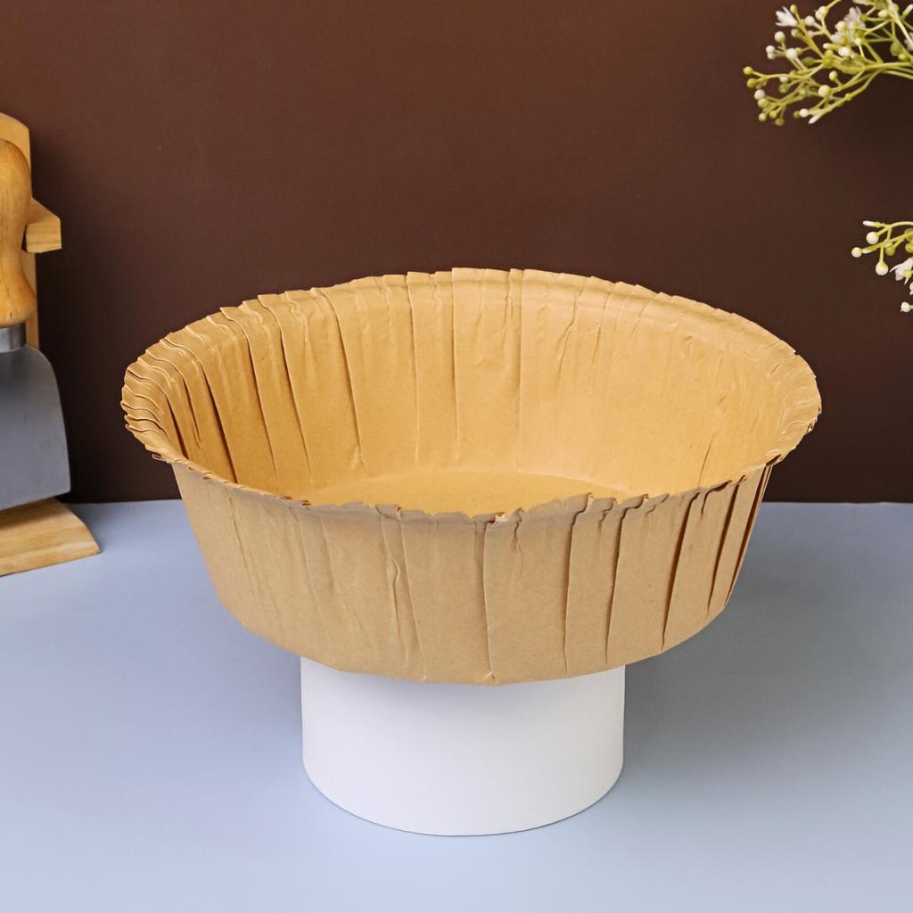 ถ้วยคัพเค้ก สีคราฟท์ ขนาด 6 นิ้ว