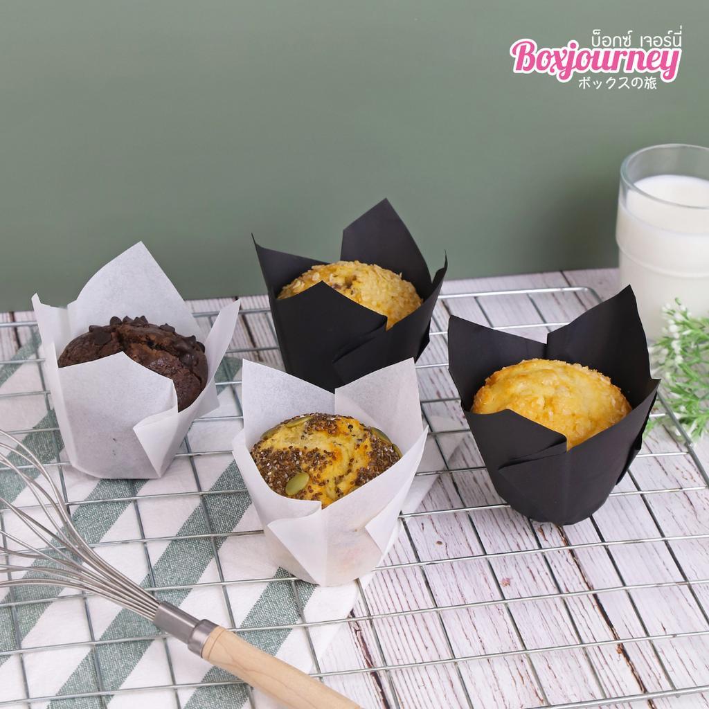 กระทงทิวลิป สีขาว