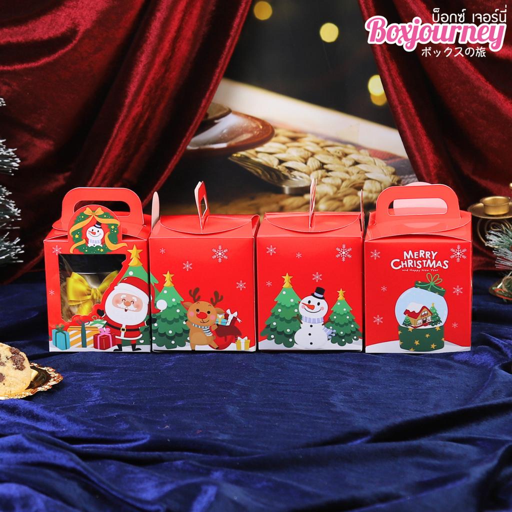 กล่องคุกกี้ ลาย Jolly Cookie  8x8x9 cm