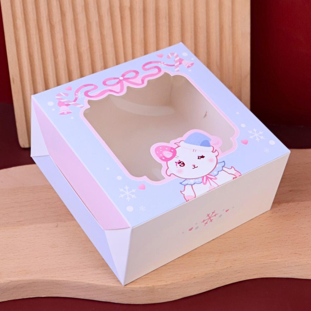 กล่องสแน็คหน้าต่าง ลาย Nanami’s Merry Winter 01 15x15x7.5 ซม.