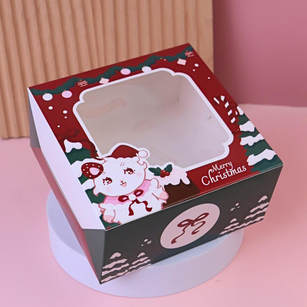 กล่องสแน็คหน้าต่าง ลาย Nanami’s Merry Winter02 15x15x7.5 ซม.