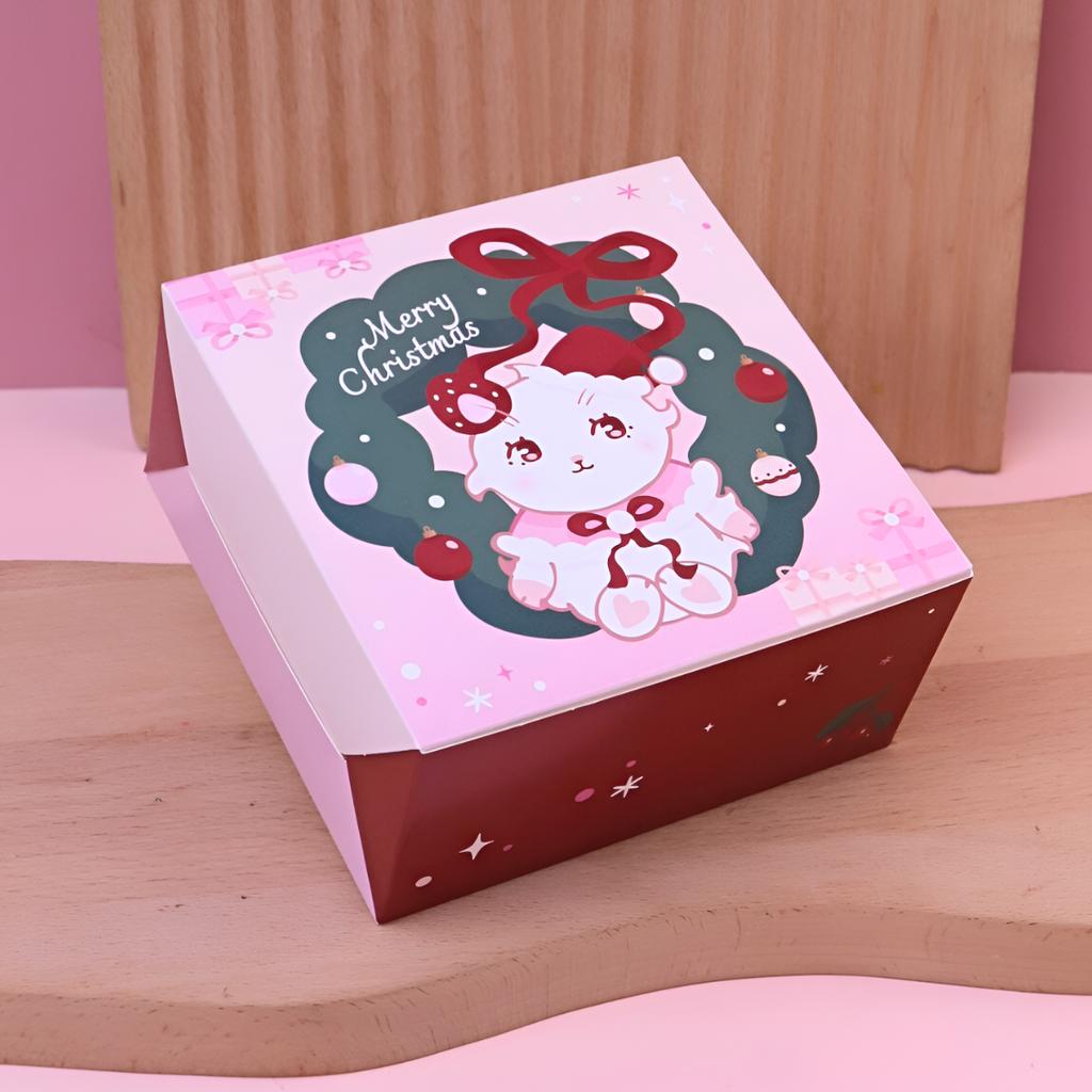 กล่องสแน็คเล็ก ลาย Nanami’s Merry Winter02 12.7x12.7x6.5 ซม.