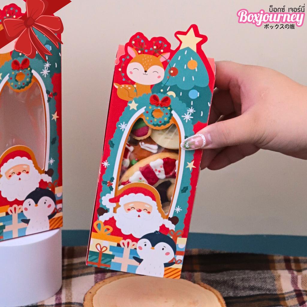 กล่องใส่พายสับปะรด Santa Joy 8x18x5.5 ซม.