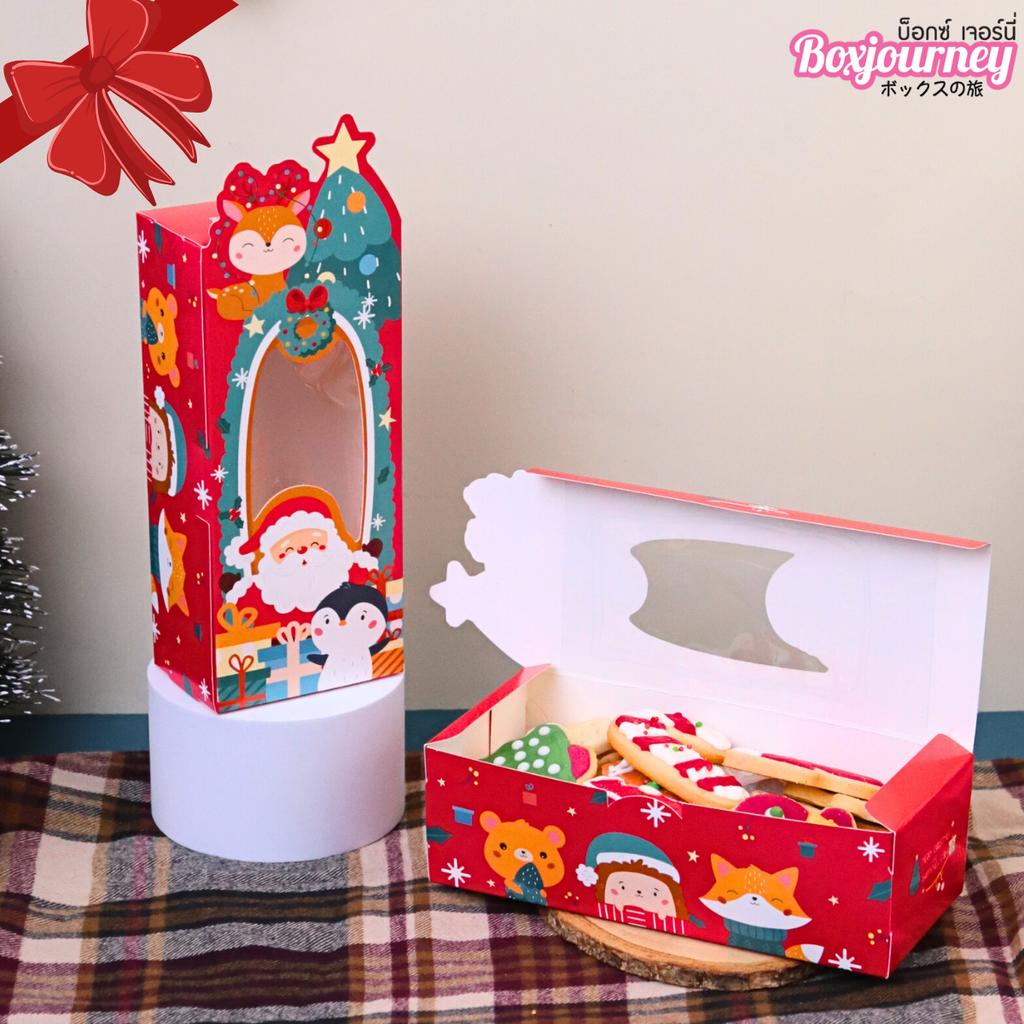 กล่องใส่พายสับปะรด Santa Joy 8x18x5.5 ซม.