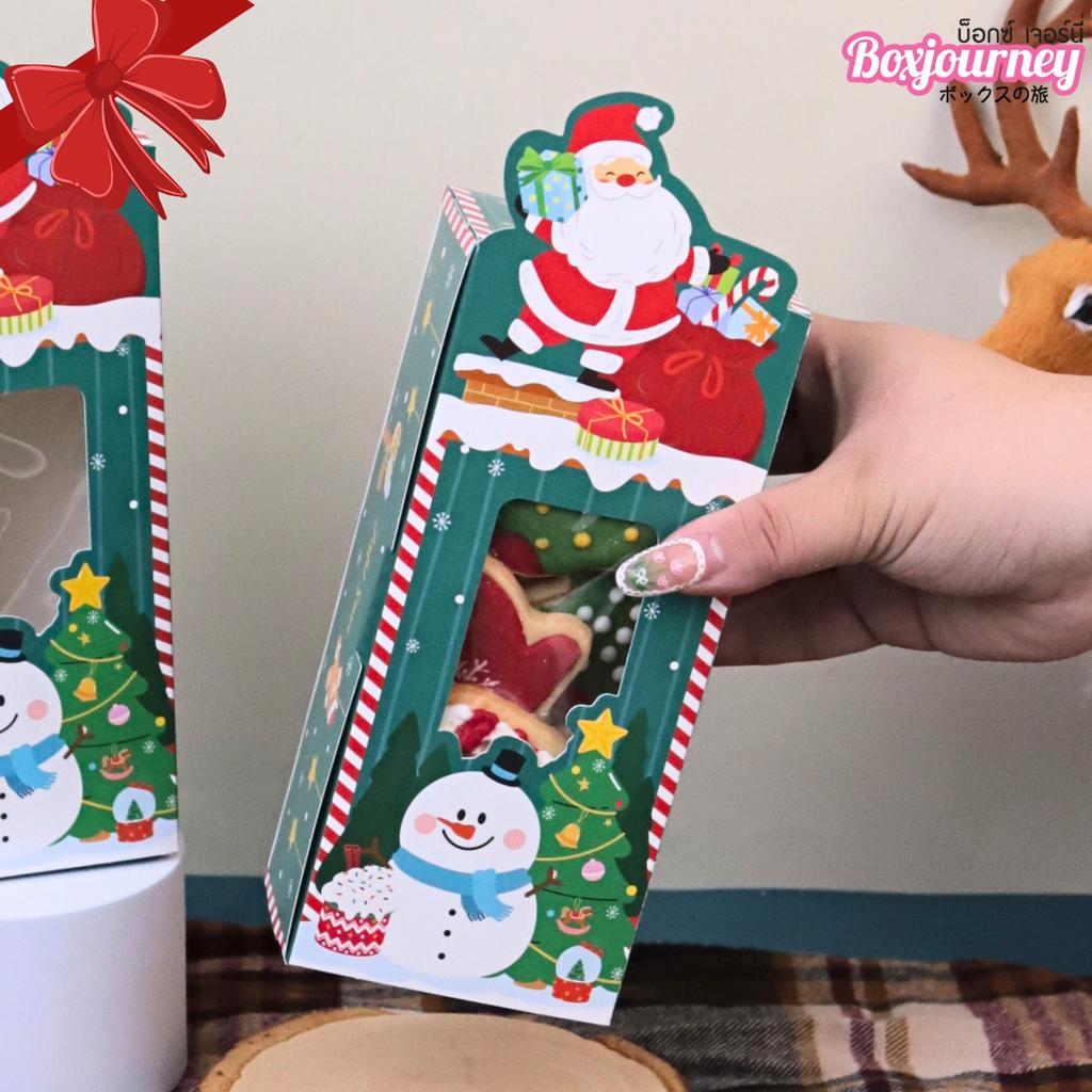 กล่องใส่พายสับปะรด Santa's Gift House 8x18x5.5 ซม.