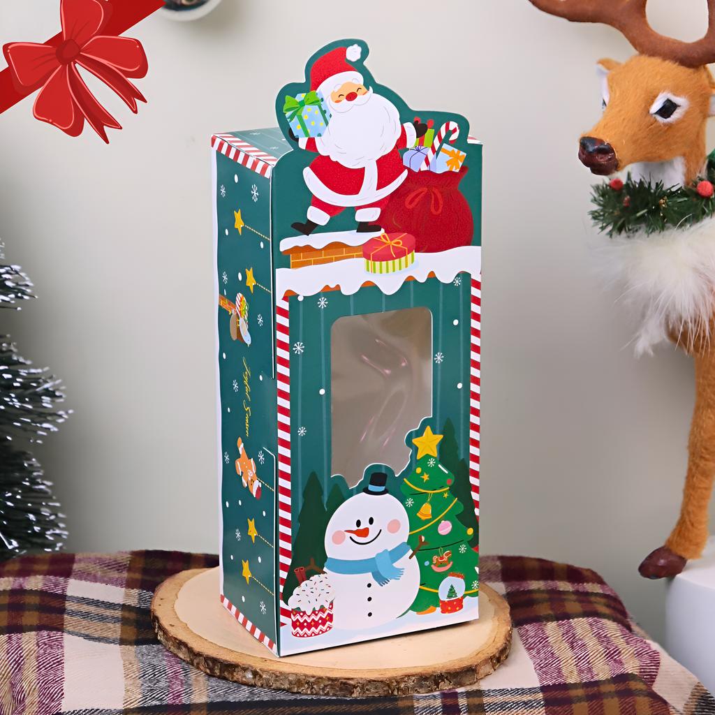 กล่องใส่พายสับปะรด Santa's Gift House 8x18x5.5 ซม.