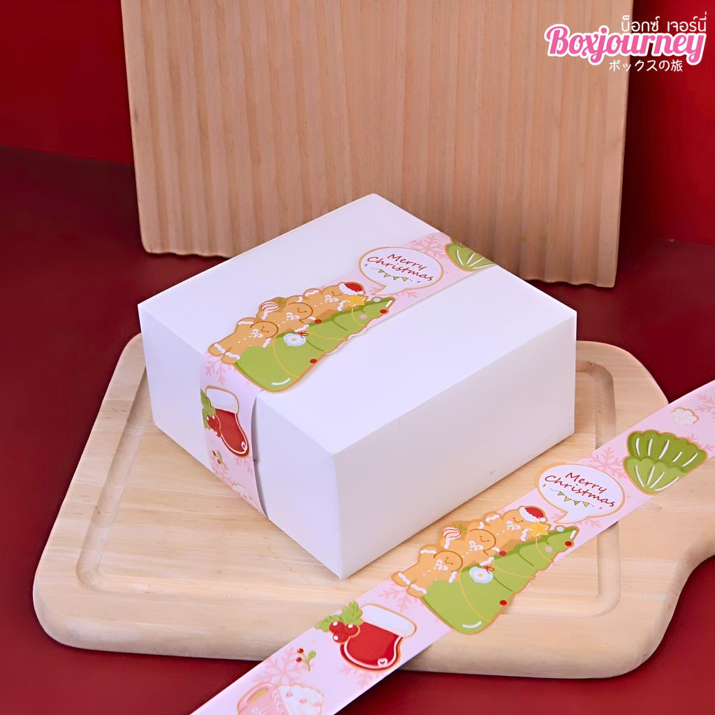 สายคาดกล่อง ลาย Ginger Joy ขนาด 3.5x42 ซม.