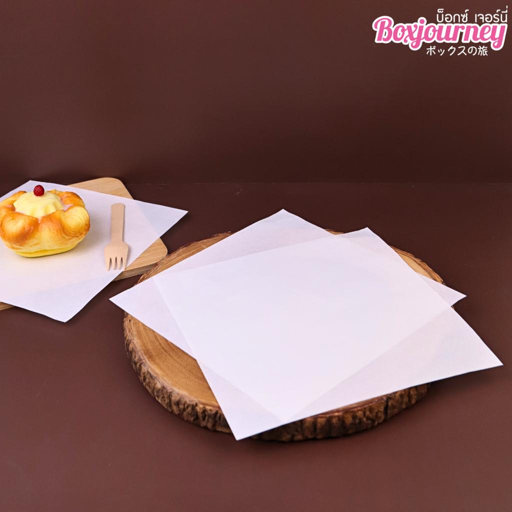 กระดาษรองอาหาร 10x10 นิ้ว (กันซึม)