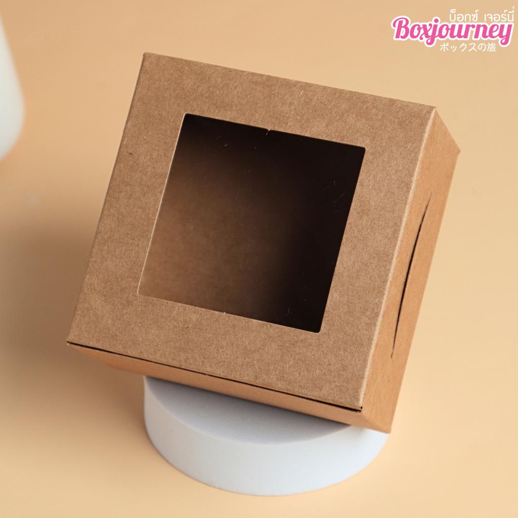กล่องทาร์ตไข่ คราฟท์ 10x10x5.5 ซม.