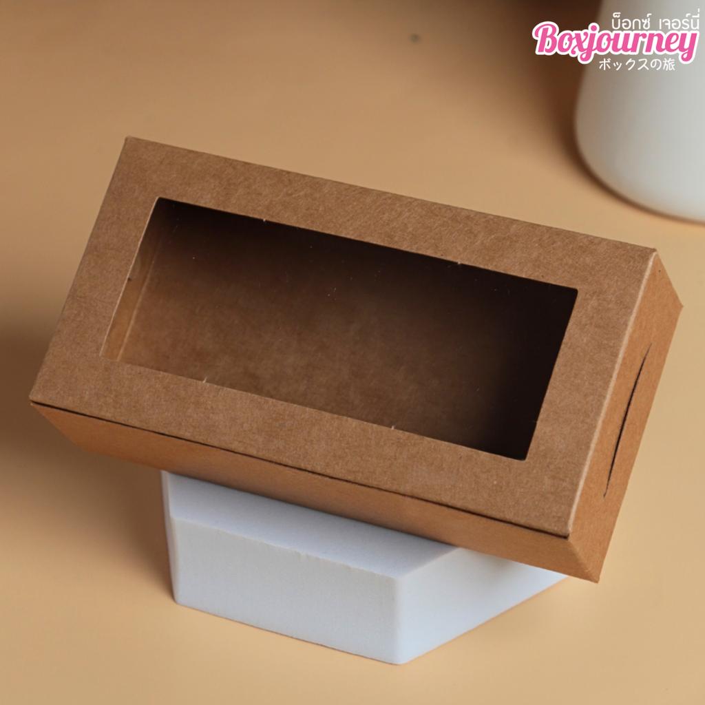 กล่องทาร์ตไข่ คราฟท์ 7.5x14.5x4 ซม.