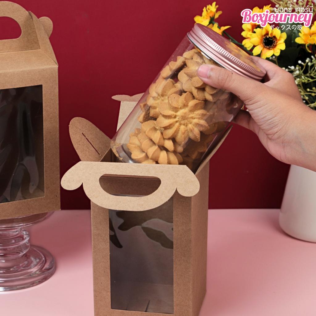 กล่องหูหิ้ว คราฟท์ 10x10x16 ซม.