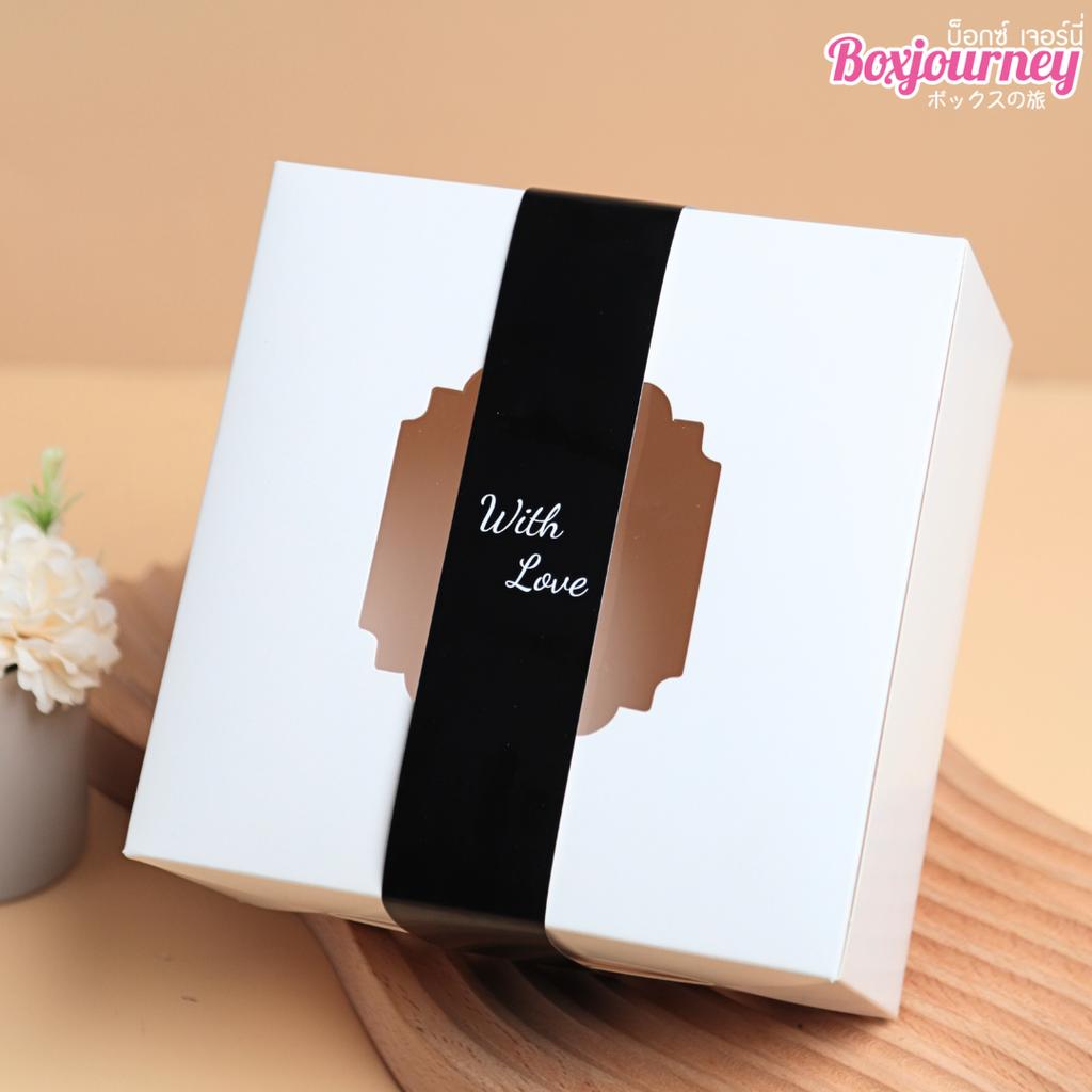 สายคาดกล่อง ลาย Pure Love ขนาด 3.5x42 ซม.