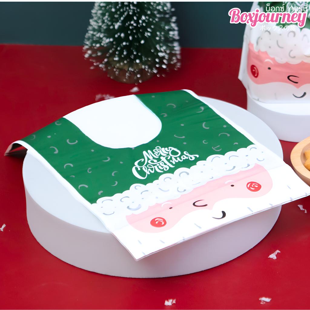 ถุงของขวัญโบว์หูกระต่าย ลายคริสต์มาส 06 ขนาด 6 x 13.5 x 23 ซม.