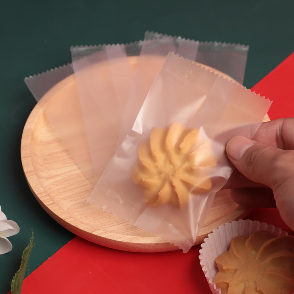 ถุงซีลคุกกี้ แบบขุ่น ขนาด 7x10 ซม.