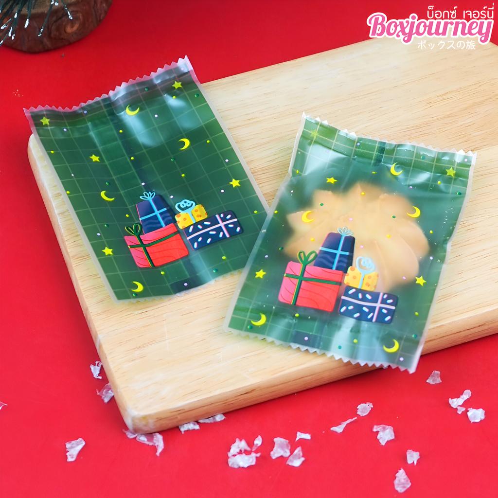 ถุงซีลคุกกี้ ลาย Christmas 03 ขนาด 7x10 ซม.
