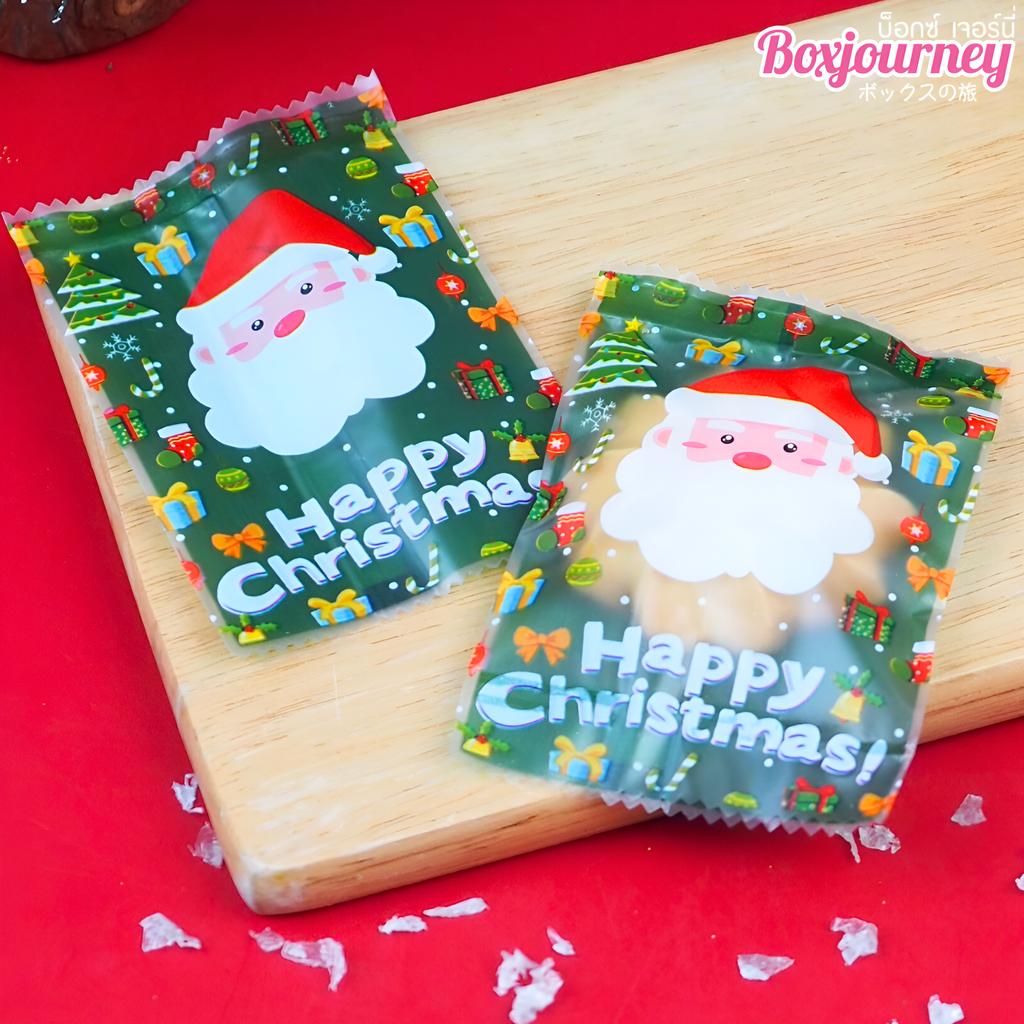 ถุงซีลคุกกี้ ลาย Christmas 03 ขนาด 7x10 ซม.