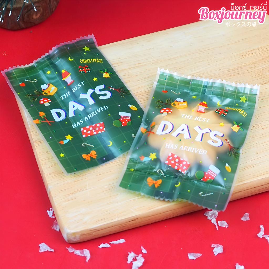 ถุงซีลคุกกี้ ลาย Christmas 03 ขนาด 7x10 ซม.