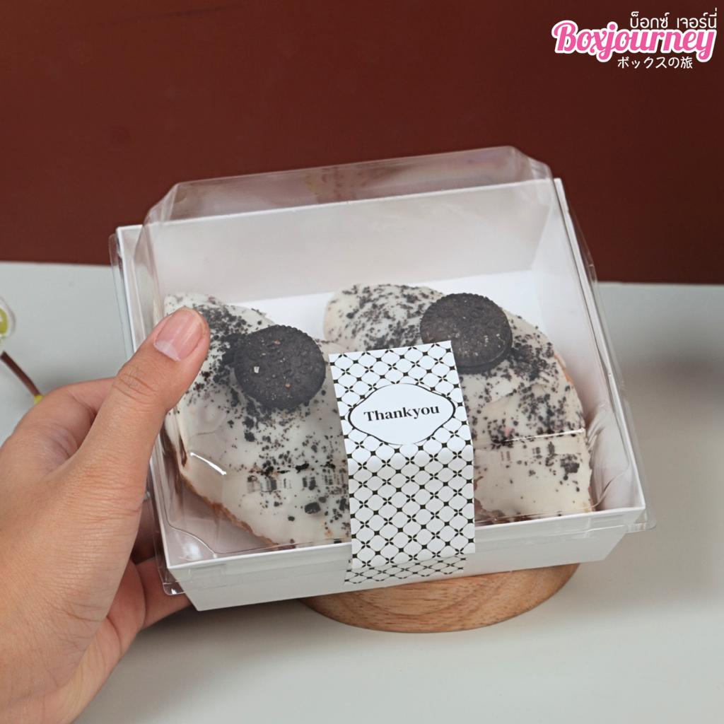 สติกเกอร์สายคาด ลาย Classic Lattice  3.5x10 ซม. (32 ดวง)