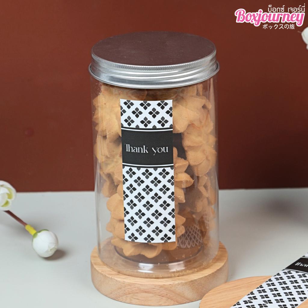 สติกเกอร์สายคาด ลาย Thank you Siam 3.5x10 ซม. (32 ดวง)