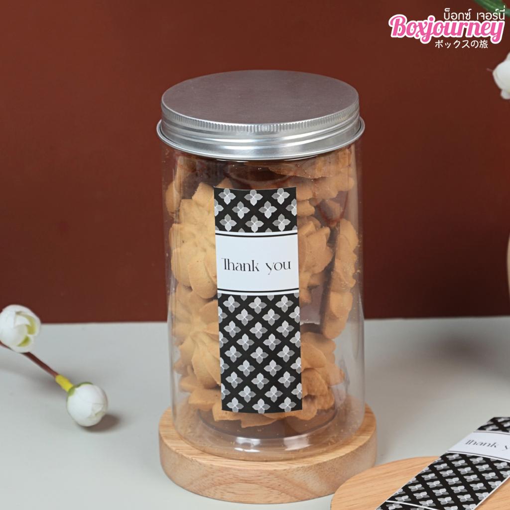 สติกเกอร์สายคาด ลาย Thank you Siam 3.5x10 ซม. (32 ดวง)