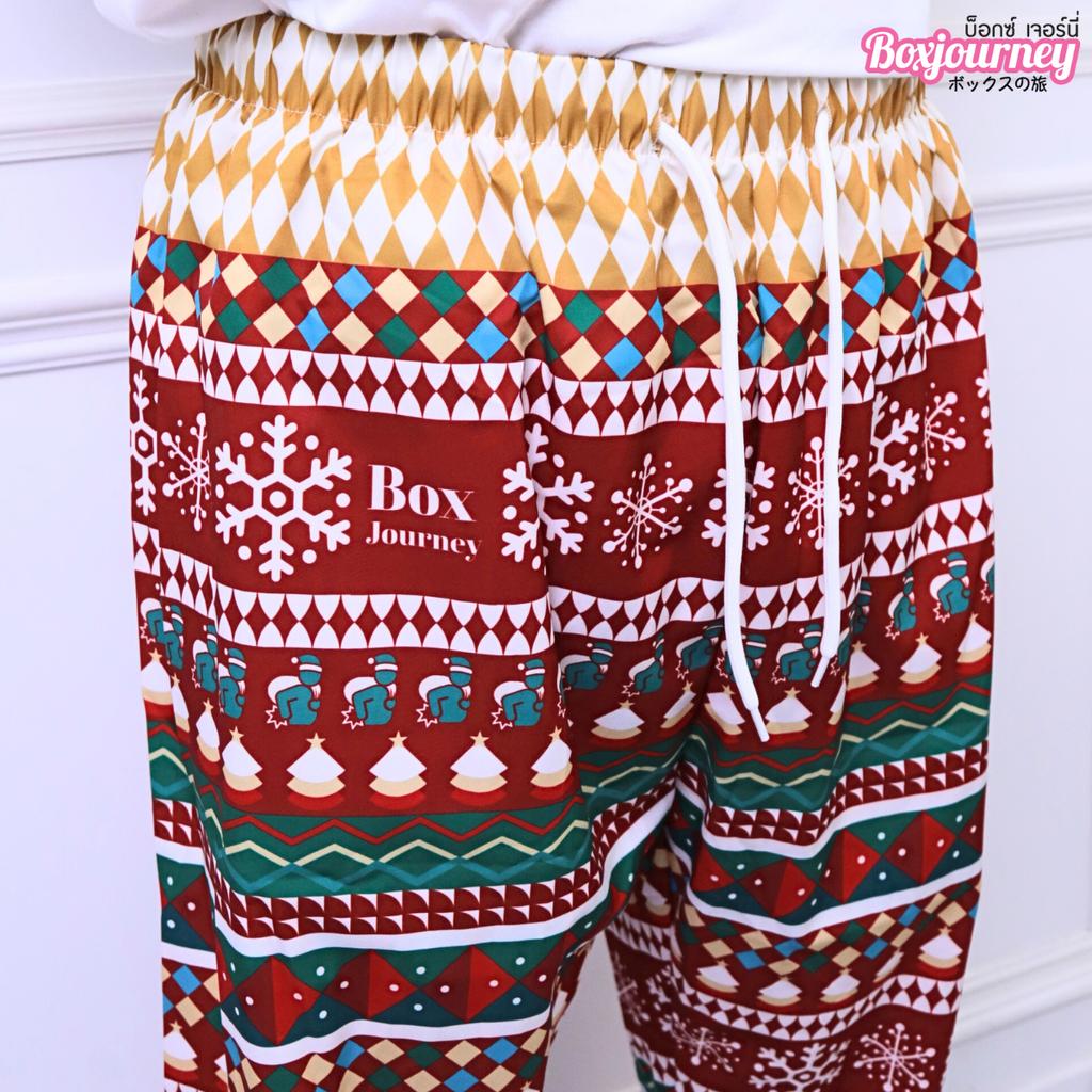 กางเกงเบเกอเรี่ยน ลาย Snowflake Joy