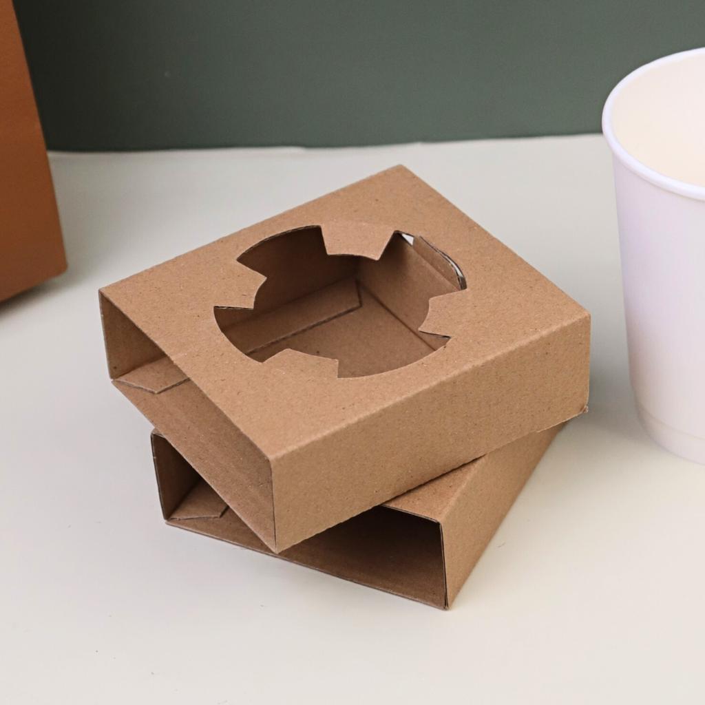 ถาดใส่แก้วน้ำ 1 ช่อง กระดาษลูกฟูก