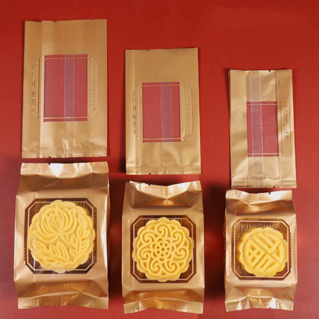 ถุงซีลขนม สีทอง ขนาด 6.5x11.5 ซม.