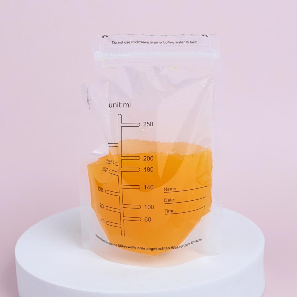 ถุงซิปล็อคใส่น้ำ 250 ml.