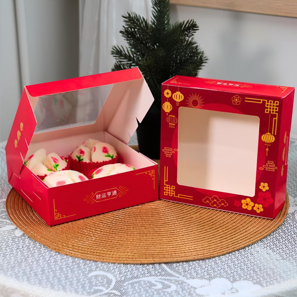 กล่องชิฟฟ่อน ลาย Cherry Lantern