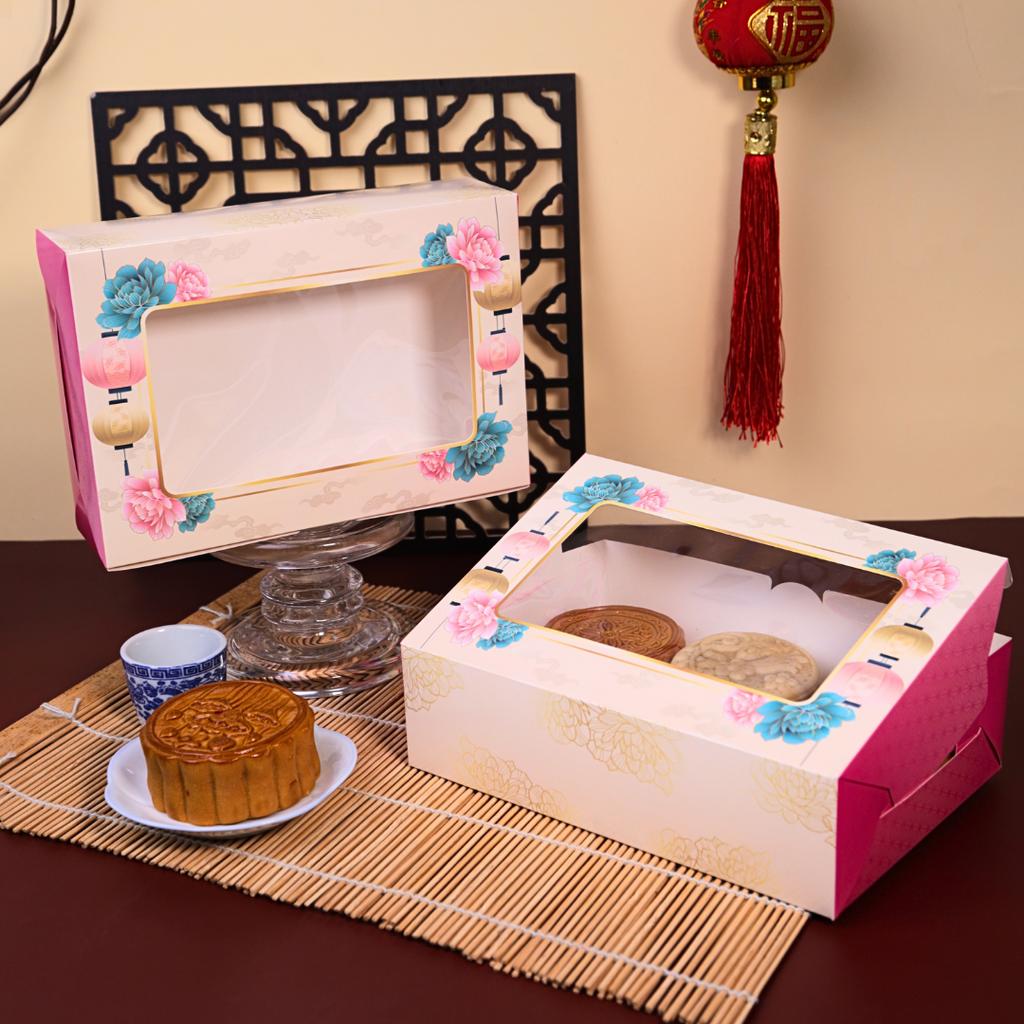 กล่องทรงแบน ลาย Blossom Grace 15x22x6.2 ซม.