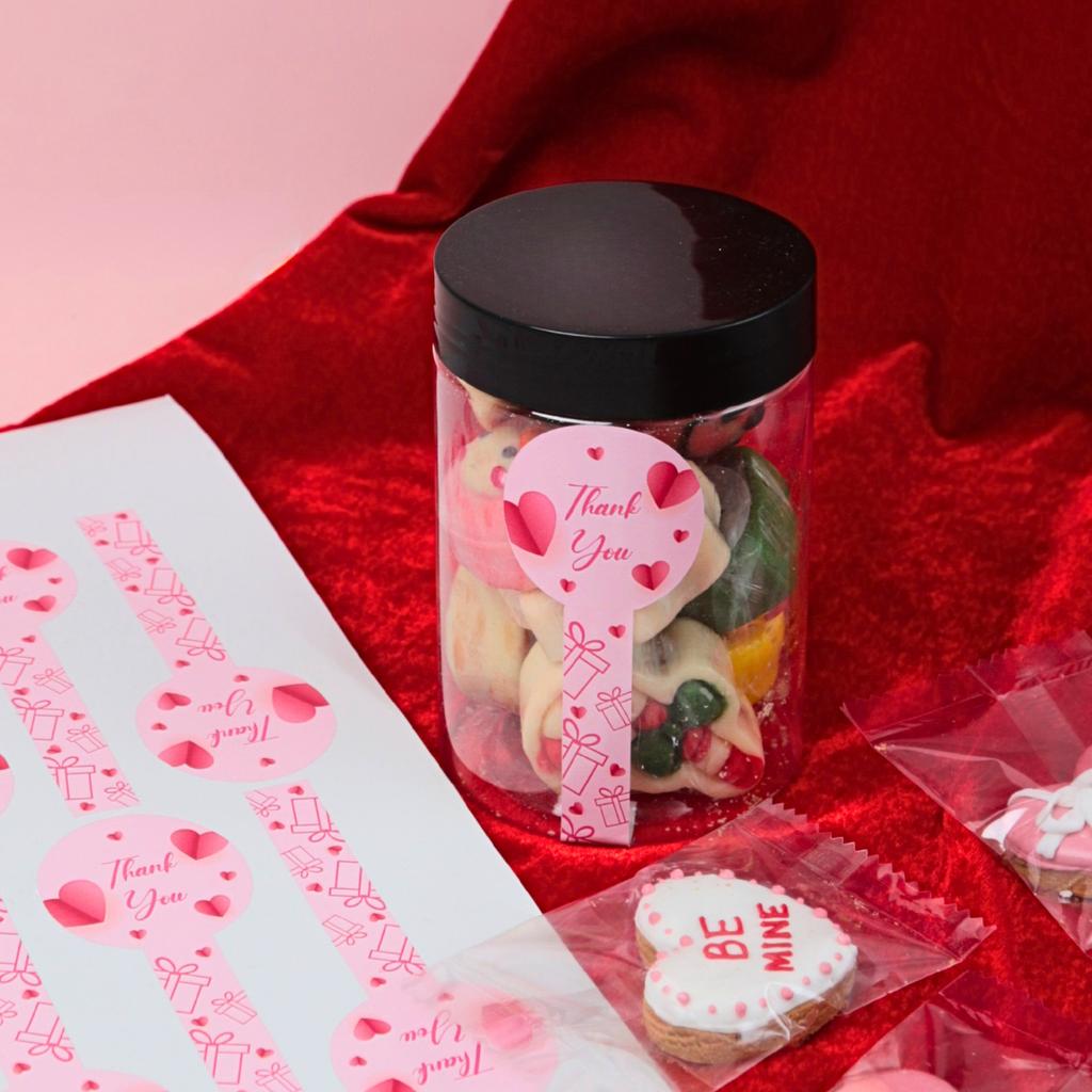 สติกเกอร์สายคาด ลาย All My Love 3.6x9.4 ซม. (40 ดวง)