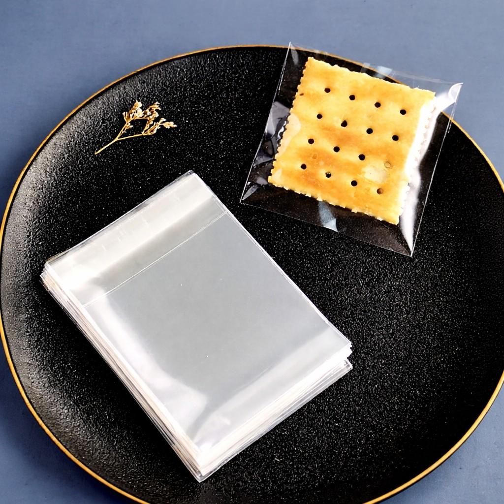 ถุงปากกาว แบบใส ขนาด 10x10 ซม.