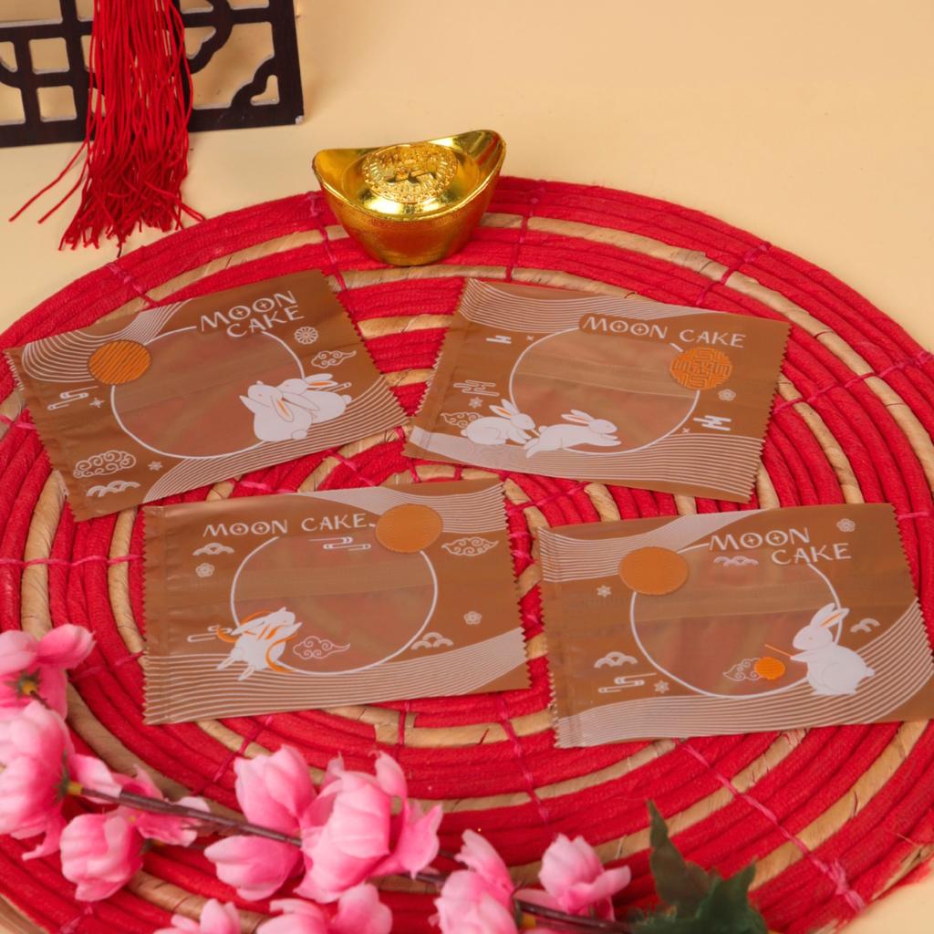 ถุงซีลขนม ลาย Amber moon ขนาด 9x11.5 ซม.